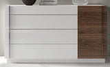 J&M Furniture - Lisbon Natural White Lacquer 3 Piece Eastern King Bedroom Set - 17817-K-3Set