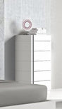 Lisbon Natural White Lacquer 6 Drawer Chest - 17871-C | J&M