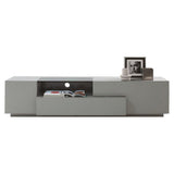 J&M Furniture - Tv Stand 015 In Grey High Gloss - 17873