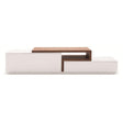 Tv Stand 045 In White-Walnut High Gloss - 17874 | J&M