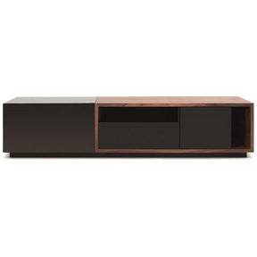 Tv Stand 047 In Black High Gloss & Walnut - 17875 | J&M