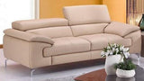 A973 Peanut Italian Leather 2 Piece Sofa Set - 179061113 - Sl - 2Set | J&M | Home Elegance USA