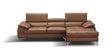 A973B Italian Leather Mini Sectional Right Facing Chaise In Caramel - 17906122-Rhfc | J&M