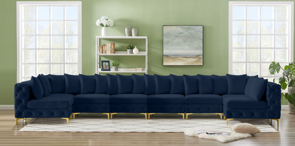 Tremblay - Modular Sectional 8 Piece - Navy - Home Elegance USA