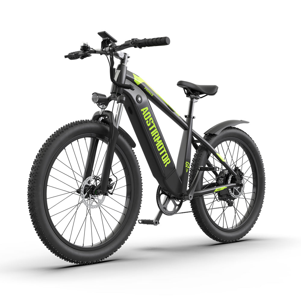 AOSTIRMOTOR new pattern 26" 750W Electric Bike Fat Tire 52V15AH Removable Lithium Battery for Adults