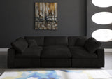 Cozy - Modular Sectional Cloud - Black - 634Black - Sec6C - Home Elegance USA - 2