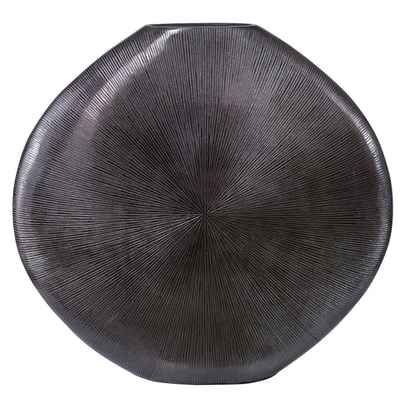 Uttermost Gretchen Black Nickel Vase - Home Elegance USA