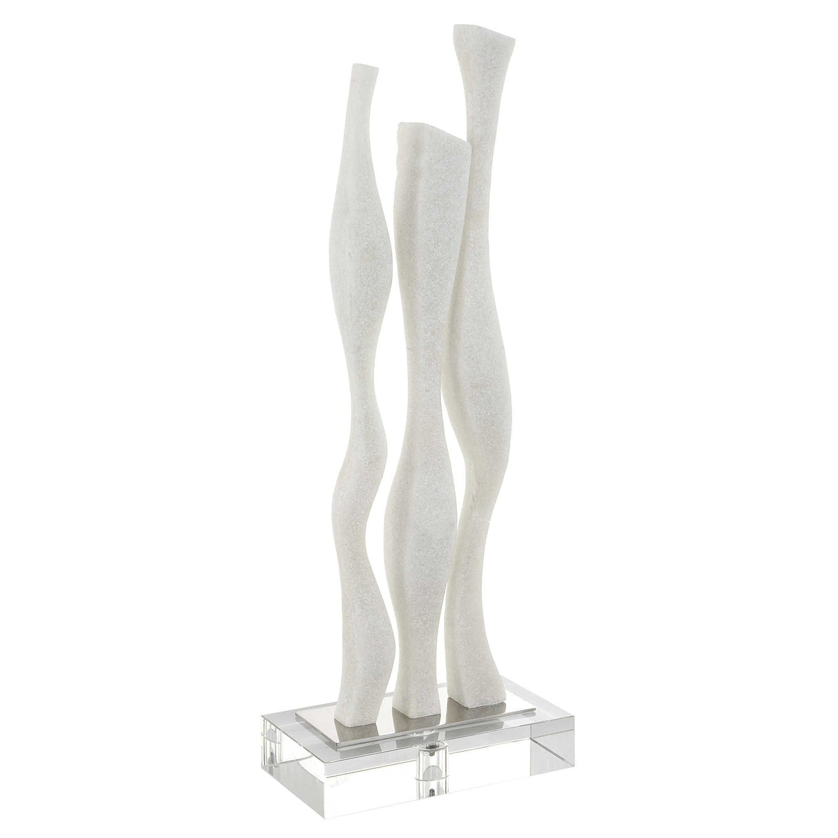 Uttermost Gale White Marble Sculpture - Home Elegance USA