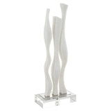 Uttermost Gale White Marble Sculpture - Home Elegance USA