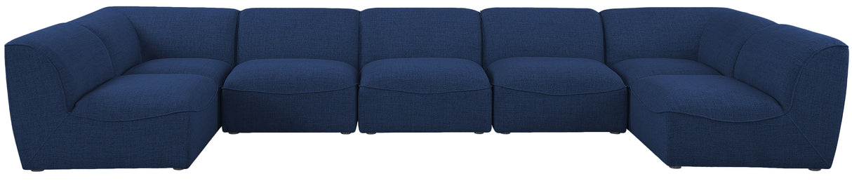 Miramar - Modular Sectional 7 Piece - Navy - Home Elegance USA