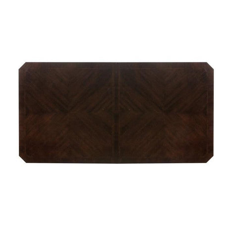 Russian Hill Warm Cherry Extendable Dining Table 1808-112 | Homelegance