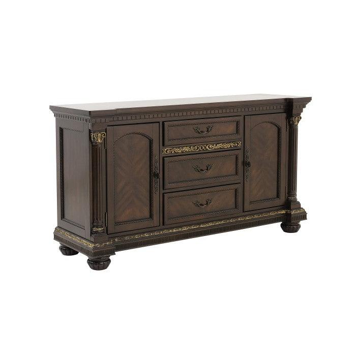 Homelegance - Russian Hill Buffet-Server In Cherry - 1808-55