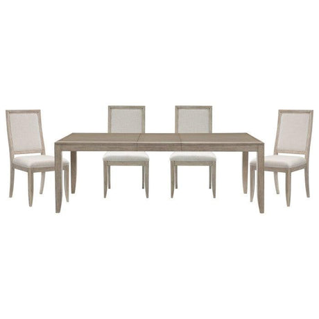 Homelegance - Mckewen 5 Piece Dining Room Set In Gray - 1820-86-5Set