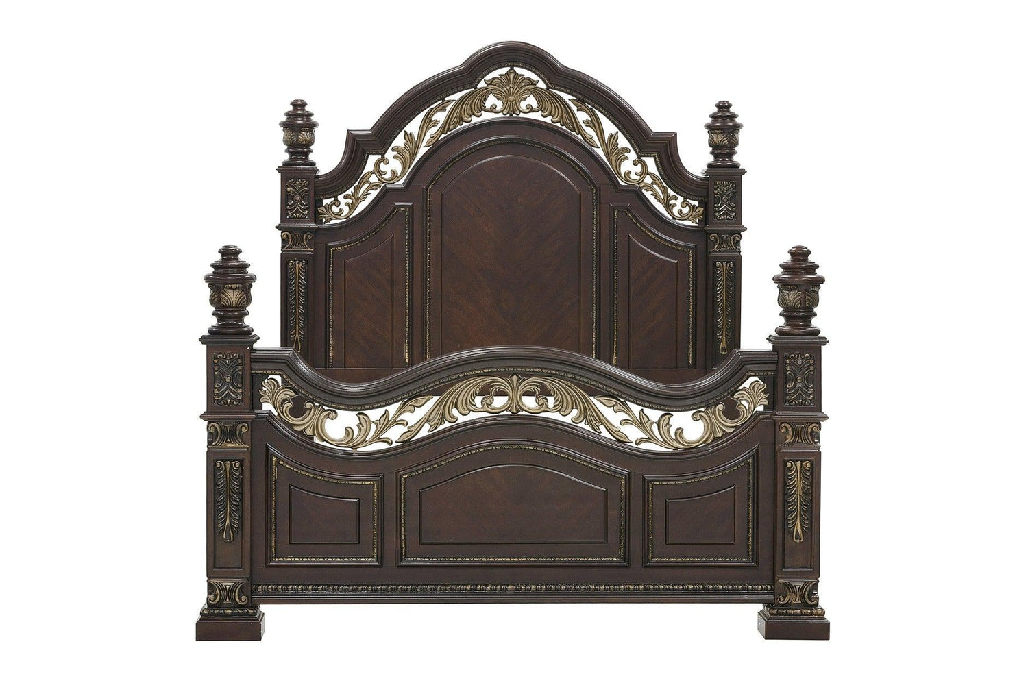 Catalonia 6 Piece Queen Bedroom Set In Dark Cherry 1824 - 1 - 6Set | Homelegance | Home Elegance USA