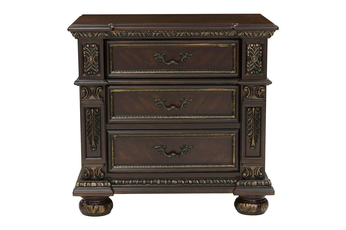 Catalonia 5 Piece Queen Bedroom Set In Dark Cherry 1824 - 1 - 5 Set | Homelegance | Home Elegance USA