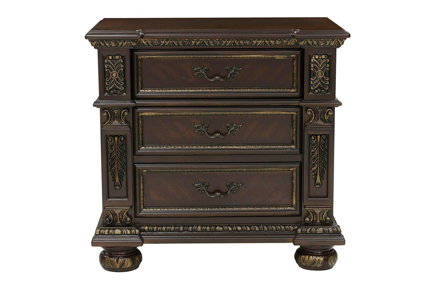 Catalonia 6 Piece Queen Bedroom Set In Dark Cherry 1824 - 1 - 6Set | Homelegance | Home Elegance USA