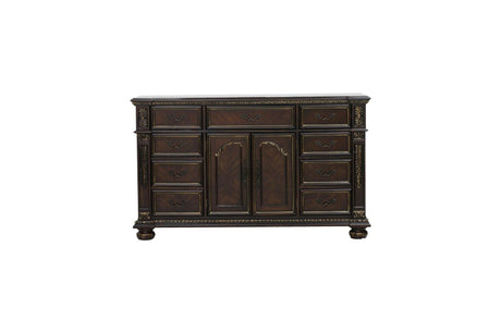 Catalonia 6 Piece Queen Bedroom Set In Dark Cherry 1824 - 1 - 6Set | Homelegance | Home Elegance USA