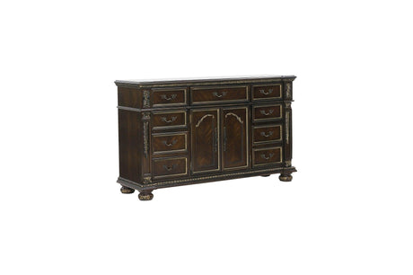 Catalonia 5 Piece Queen Bedroom Set In Dark Cherry 1824-1-5 Set | Homelegance