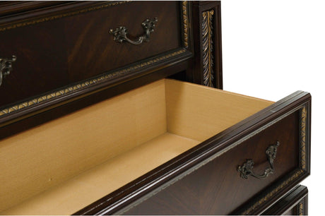 Catalonia 6 Piece Queen Bedroom Set In Dark Cherry 1824 - 1 - 6Set | Homelegance | Home Elegance USA