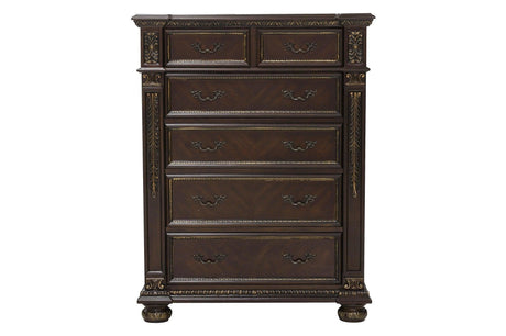 Catalonia 6 Piece Queen Bedroom Set In Dark Cherry 1824 - 1 - 6Set | Homelegance | Home Elegance USA