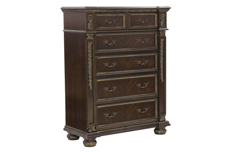 Catalonia 6 Piece Queen Bedroom Set In Dark Cherry 1824 - 1 - 6Set | Homelegance | Home Elegance USA