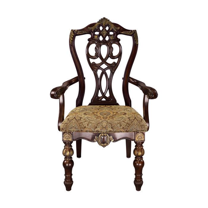 Catalonia Cherry Arm Chair (Set Of 2) 1824A | Homelegance | Home Elegance USA