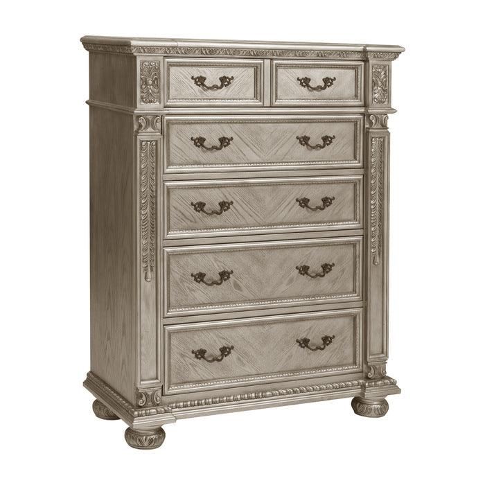 Homelegance - Catalonia Chest In Platinum Gold - 1824Pg-9