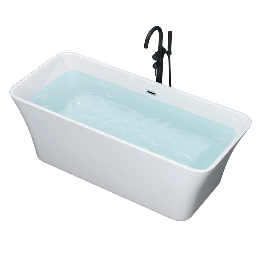 Acrylic Alcove Freestanding Soaking Bathtub-67‘’