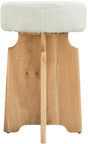 Jasper Counter Stool In Cream - 837Cream-C | Meridian