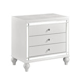 Alonza Bright White 6 Piece Queen Bedroom Set With Led Lighting 1845Led - 1 - 6 | Homelegance | Home Elegance USA