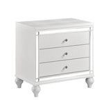 Alonza Bright White 5 Piece Queen Bedroom Set With Led Lighting 1845Led - 1 - 9 | Homelegance | Home Elegance USA
