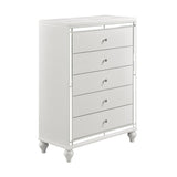 Alonza Bright White 6 Piece Queen Bedroom Set With Led Lighting 1845Led - 1 - 6 | Homelegance | Home Elegance USA