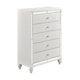 Alonza Bright White 5 Piece Queen Bedroom Set With Led Lighting 1845Led - 1 - 9 | Homelegance | Home Elegance USA
