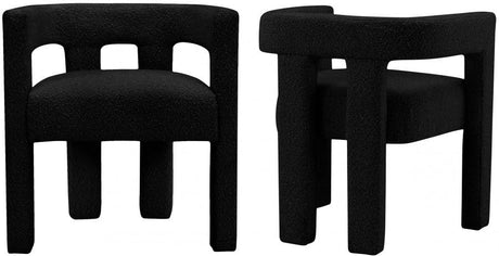 Meridian Furniture - Athena Accent | Dining Chair In Black (Set Of 2) - 864Black-C