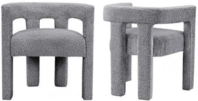 Athena Accent | Dining Chair In Grey (Set Of 2) - 864Grey-C | Meridian