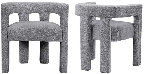 Meridian Furniture - Athena Accent | Dining Chair In Grey (Set Of 2) - 864Grey-C