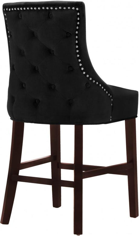 Meridian Furniture - Hannah Counter Stool Set Of 2 In Black - 775Black-C