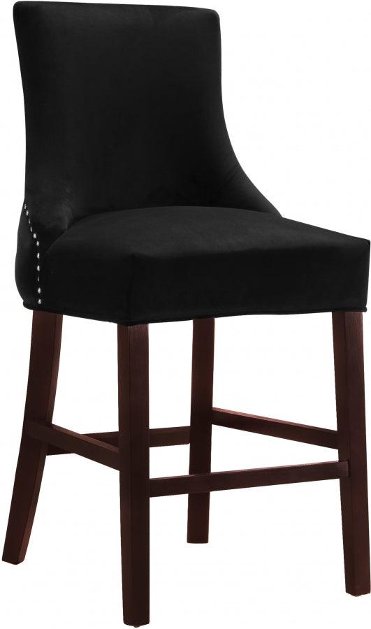 Meridian Furniture - Hannah Counter Stool Set Of 2 In Black - 775Black-C