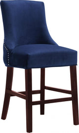 Meridian Furniture - Hannah Counter Stool Set Of 2 In Navy - 775Navy-C