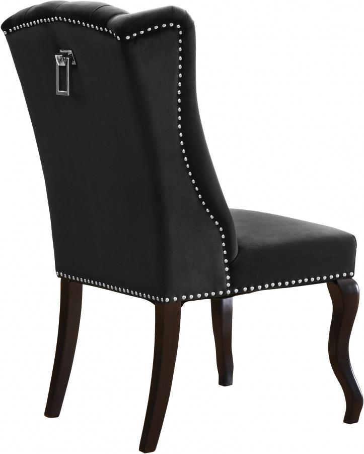 Meridian Furniture - Suri Velvet Dining Chair Set Of 2 In Black - 772Black-C