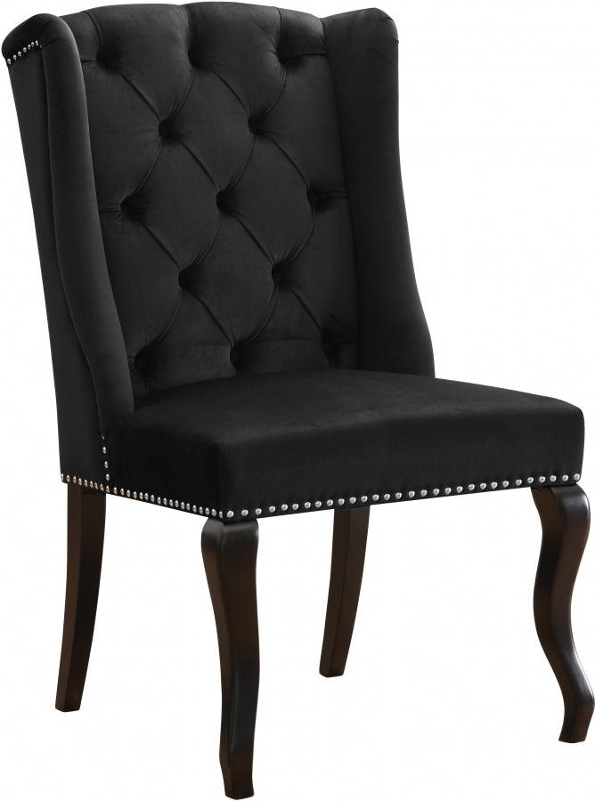 Meridian Furniture - Suri Velvet Dining Chair Set Of 2 In Black - 772Black-C