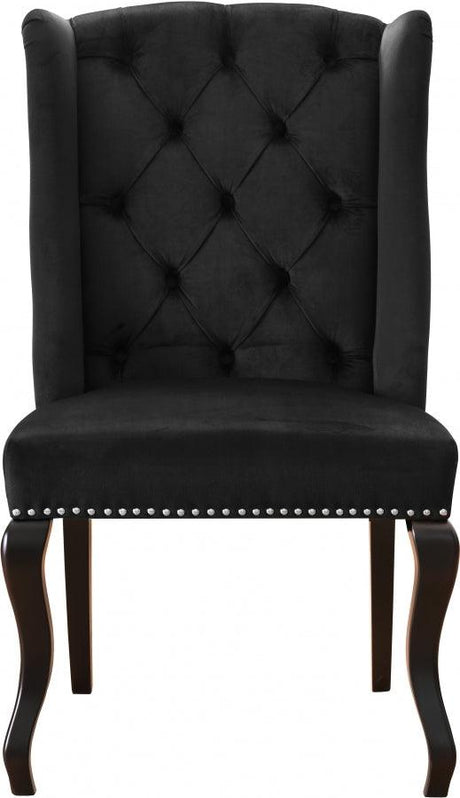 Meridian Furniture - Suri Velvet Dining Chair Set Of 2 In Black - 772Black-C