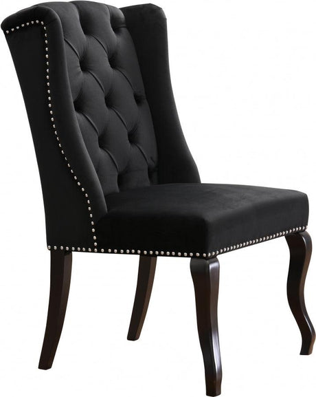 Meridian Furniture - Suri Velvet Dining Chair Set Of 2 In Black - 772Black-C