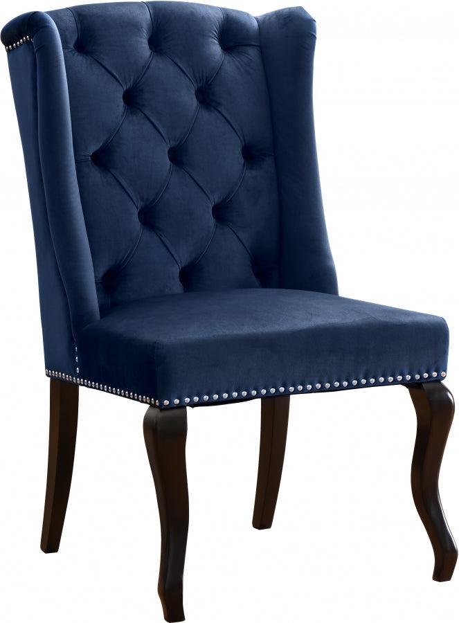 Meridian Furniture - Suri Velvet Dining Chair Set Of 2 In Navy - 772Navy-C