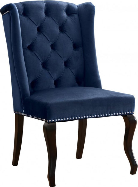 Meridian Furniture - Suri Velvet Dining Chair Set Of 2 In Navy - 772Navy-C