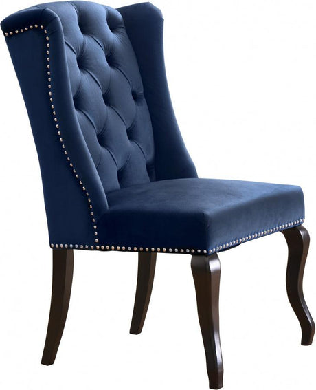 Meridian Furniture - Suri Velvet Dining Chair Set Of 2 In Navy - 772Navy-C