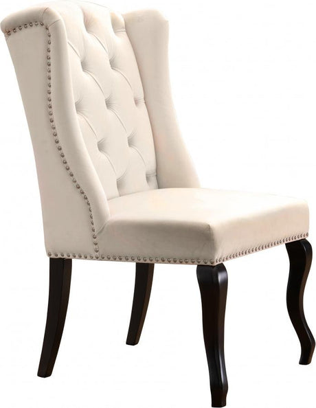 Meridian Furniture - Suri Velvet Dining Chair Set Of 2 In Cream - 772Cream-C