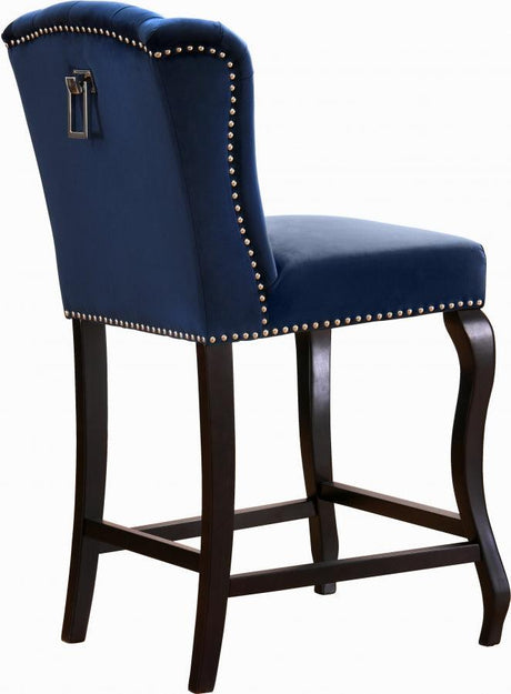 Meridian Furniture - Suri Counter Stool In Navy - 773Navy-C