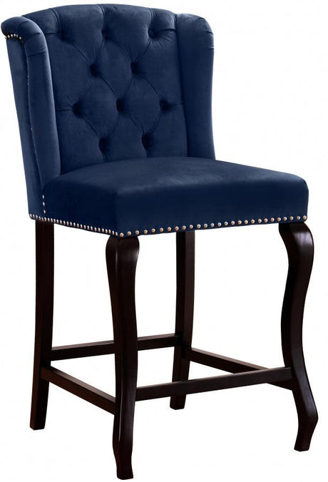 Meridian Furniture - Suri Counter Stool In Navy - 773Navy-C