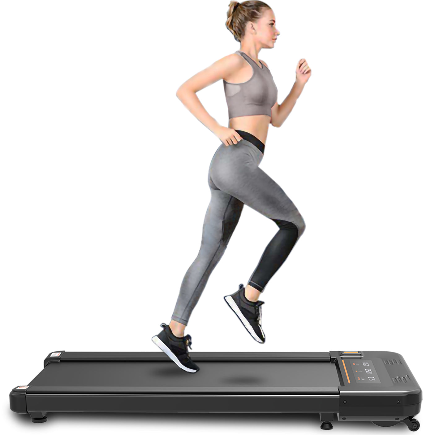 Under Desk Treadmill Walking Pad with Remote Controll,  Heavy Duty 2.5HP 280LBS